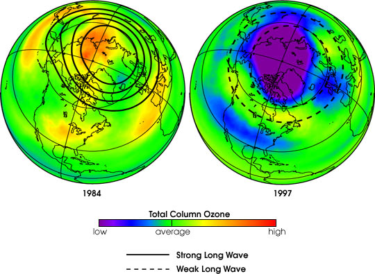 Озоновая дыра над Арктикой