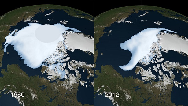 Масштабы таяние ледников