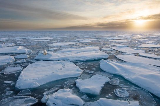 Глубина Северного ледовитого океана