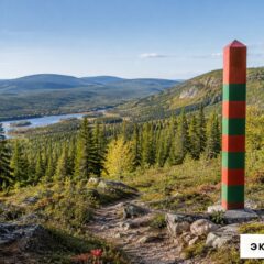 Государственная граница России в природном ландшафте