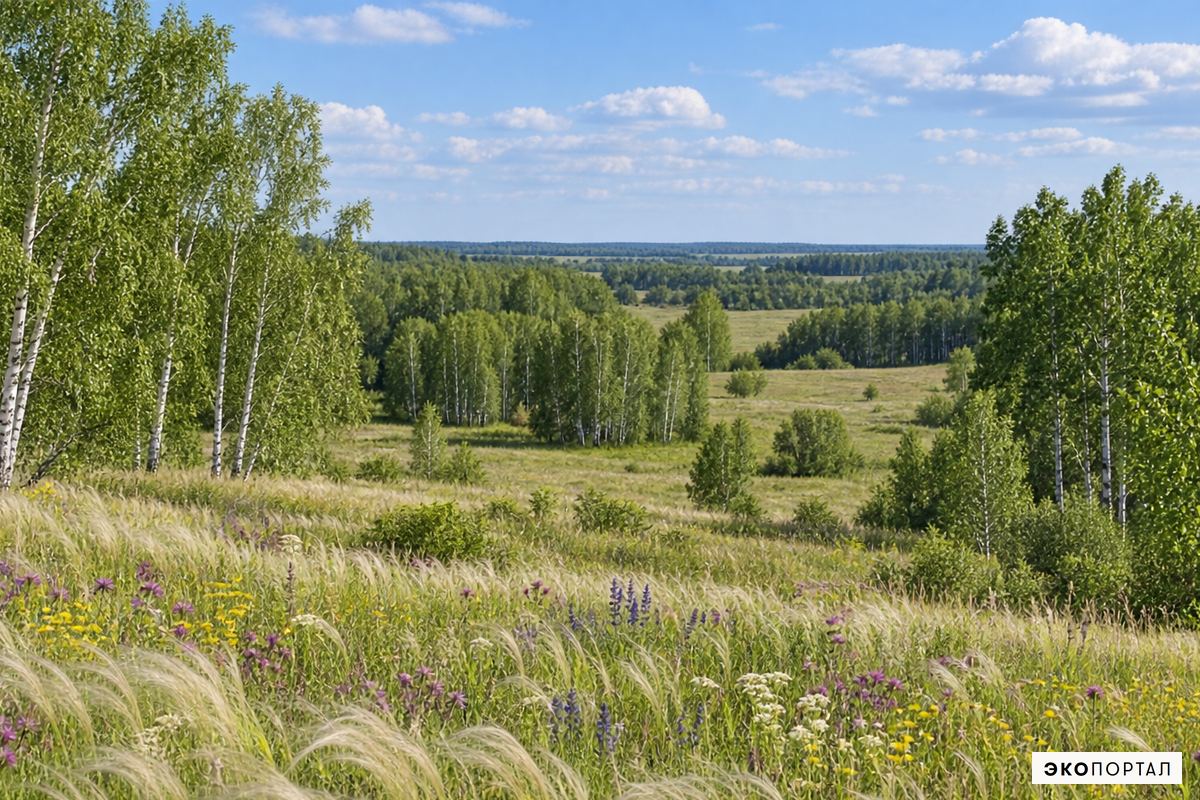 Лесостепь Омской области