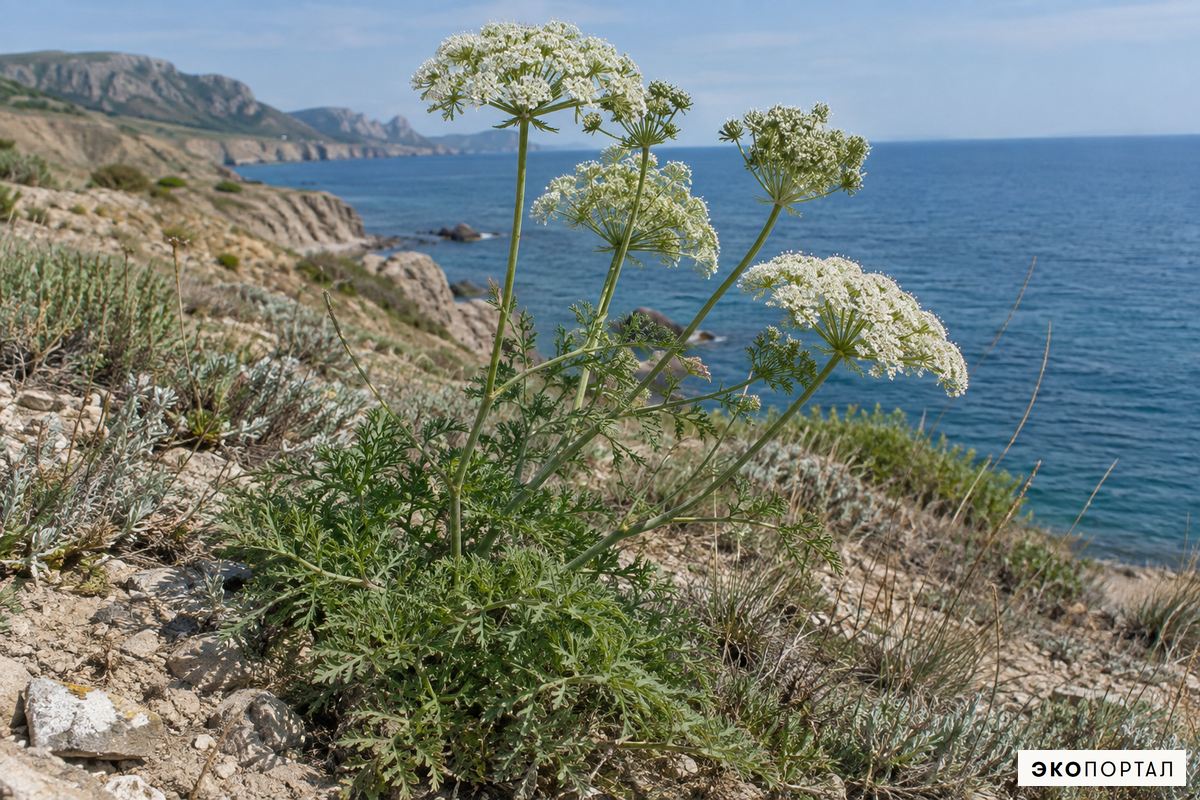 Морковница прибрежная — Красная книга Крыма